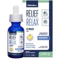 CBDistillery - Broad Spectrum CBD Oil Tincture - 2500mg