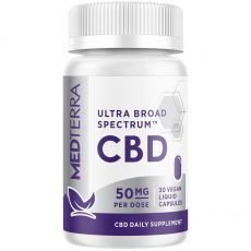 Medterra - Broad Spectrum Capsules - 50mg CBD per serving