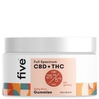 five™ CBD - Daily Buzz Gummies - 25mg CBD / 5mg THC per gummy