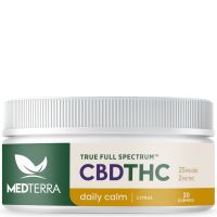 Medterra - Full Spectrum CBD + THC Gummies - Daily Calm - 25mg CBD per serving