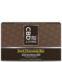 CBD Living Dark Chocolate Bar - 200mg