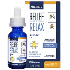 CBDistillery - Full Spectrum CBD Oil Tincture - 2500mg
