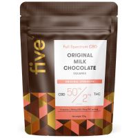 five™ CBD - Original - Milk Chocolate Squares - 50mg CBD / 2mg THC per square