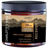 Charlotte's Web - Full Spectrum Recovery CBD Gummies - Ginger & Turmeric + 10mg CBD per serving