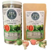 Tranquility Tea Company - CBD Taffy - Apple Watermellow - 20 count