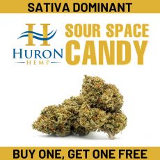 Huron Hemp - CBD Flower - Sour Space Candy 0.5oz