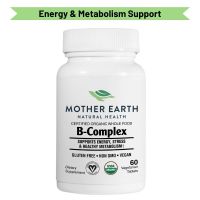 Mother Earth's Organic Whole Food B-Complex Tablets