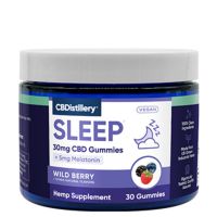 CBDistillery - Broad Spectrum CBD Sleep Gummies + Melatonin - 30mg CBD each / 30 Count