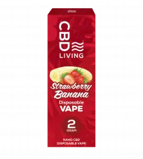 CBD Living Vape - Strawberry Banana 1000mg