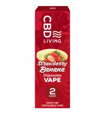 CBD Living Vape - Strawberry Banana 1000mg