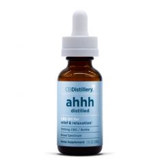 CBDistillery - Ahhh Broad Spectrum CBD Oil Tincture - 1000mg