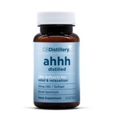 CBDistillery - Ahhh Broad Spectrum CBD Softgels - 30mg CBD each / 30 Count
