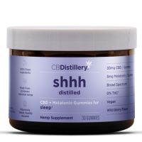 CBDistillery - Shhh Broad Spectrum CBD Sleep Gummies + Melatonin - 30mg CBD each / 30 Count