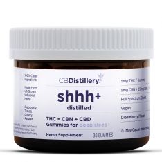 CBDistillery - Deep Sleep Synergy+ CBD, CBN & THC 5:1:1 Gummies – 25mg CBD + 5mg THC + 5mg CBN