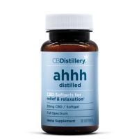 CBDistillery - Ahhh Full Spectrum CBD Softgels - 30mg CBD each / 30 Count