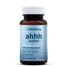 CBDistillery - Ahhh Full Spectrum CBD Softgels - 30mg CBD each / 30 Count