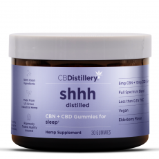 CBDistillery - Shhh Gummies - 5mg CBN + 15mg CBD / 30 count