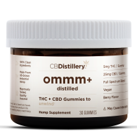 CBDistillery - Unwind Synergy+ CBD & THC 5:1 Gummies – 25mg CBD + 5mg THC / 30 count