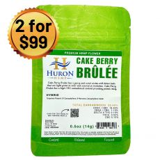Huron Hemp - CBD Flower - Cake Berry Brulee 0.5oz - Balanced Effects