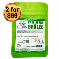 Huron Hemp - CBD Flower - Cake Berry Brulee 0.50z - Balanced Effects