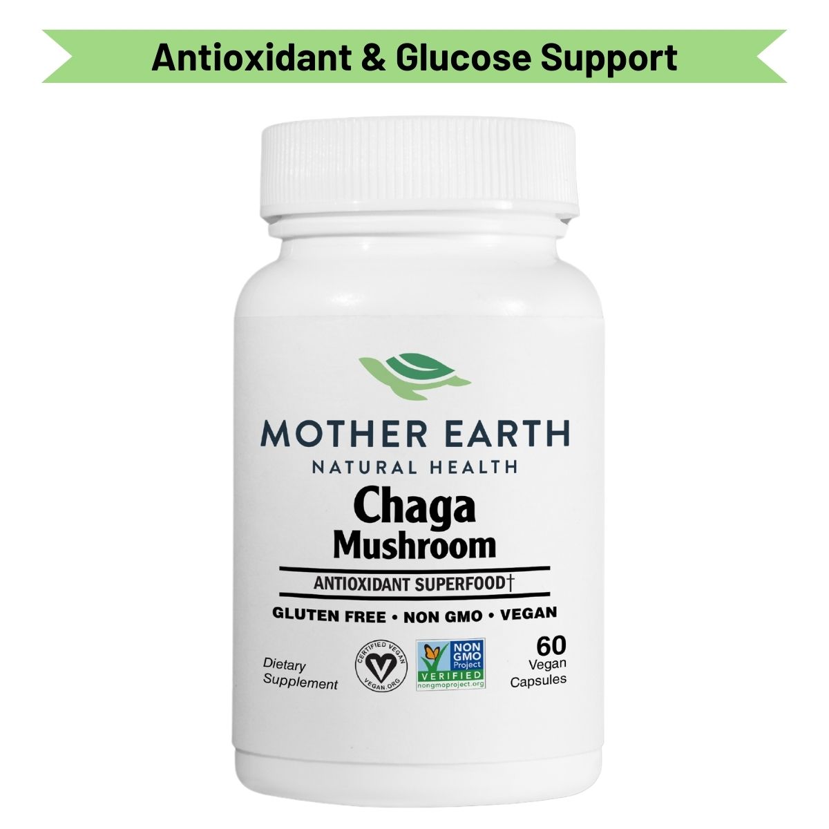 Mother Earth's Organic Chaga Mushroom - Mother Earth