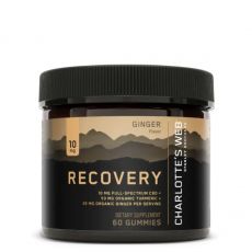 Charlotte's Web - Full Spectrum Recovery CBD Gummies - Ginger & Turmeric + 10mg CBD per serving