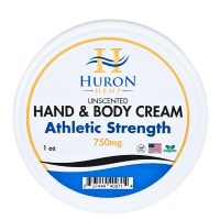Huron Hemp - CBD Cream - Unscented - Athletic Strength 750mg CBD - 1oz