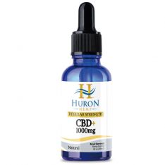 Huron Hemp Broad Spectrum CBD Oil 1000mg Natural