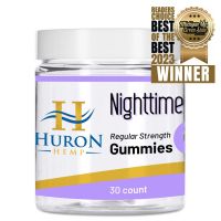 Huron Hemp - CBD Gummies - Nighttime - Regular Strength - 10mg CBD : 10mg CBN