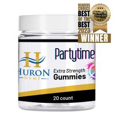 Huron Hemp - CBD Gummies - Partytime - 10mg CBD : 10mg Delta-9 THC