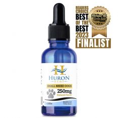 Huron Hemp - CBD Oil Tincture for Small Breed Dogs - 250mg