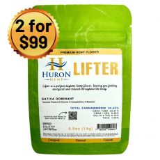 Huron Hemp - CBD Flower - Lifter 0.5oz - Uplifting Effects