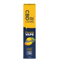 CBD Living - Disposable Vape - Mango - 500mg CBD