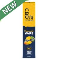 CBD Living - Disposable CBD Vape - Mango - 500mg