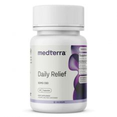 Medterra - Daily Relief 50mg CBD Isolate Capsules - 0% THC