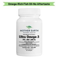 Mother Earth's Ultra Omega Fish Oil - EPA + DHA Softgels