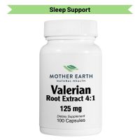 Mother Earth's Valerian Root Extract for Restful Sleep Capsules