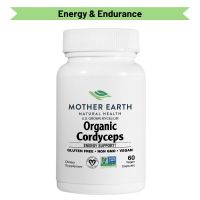 Mother Earth's Functional Mushrooms - Organic Cordyceps Capsules