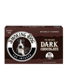 Smoking Dog - High Potency Dark Chocolate Bar - 80mg THC