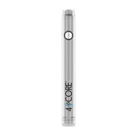 4Score Vape Pen Battery Pack with USB Charger - Stainless Steel