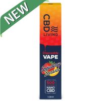 CBD Living - Disposable CBD Vape - Strawberry Banana - 500mg