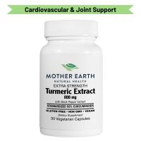 Mother Earth's Turmeric Extract Extra Strength 800mg - 30 Count Capsules