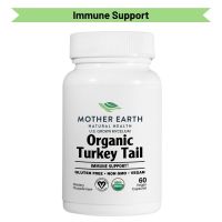 Mother Earth's Functional Mushrooms - Organic Turkey Tail Capsules