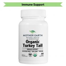 Mother Earth's Functional Mushrooms - Organic Turkey Tail Capsules