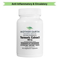 Mother Earth's Turmeric Extract Extra Strength 800mg - 60 Count Capsules