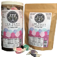 Tranquility Tea Company - Cotton Candy CBD Taffy 20 Count