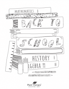 Back to School Coloring Page